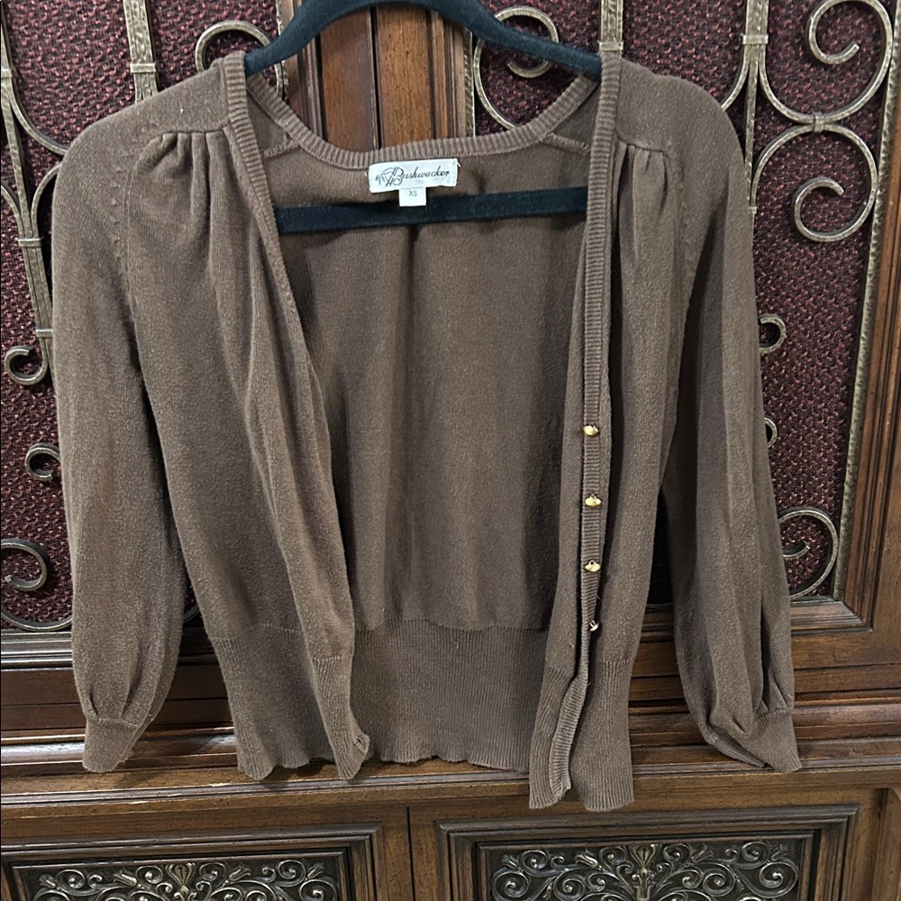Sophisticated Brown Cardigan by Coldwater Creek